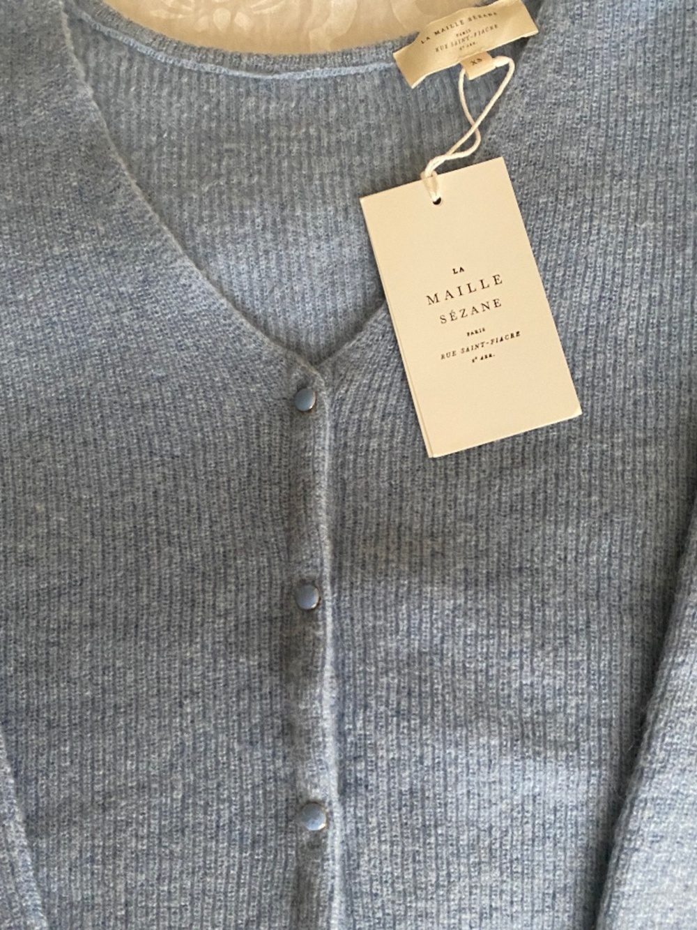 Sezane Barry 'Cloud Blue' NWT - Picture 2 of 13